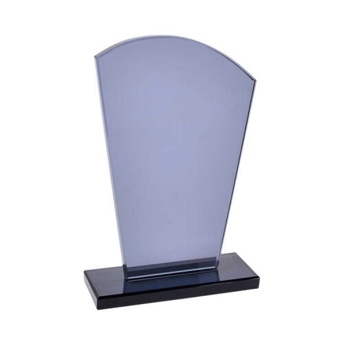 Füme Kristal Plaket - OFİSOMİ-T