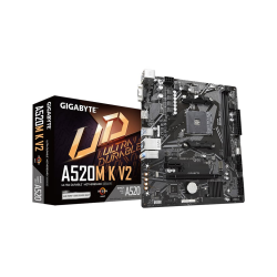 GIGABYTE A520M-K V2, 2xDDR4, 1x M.2, D-SUB, HDMI, AM4 Soket Anakart - 1