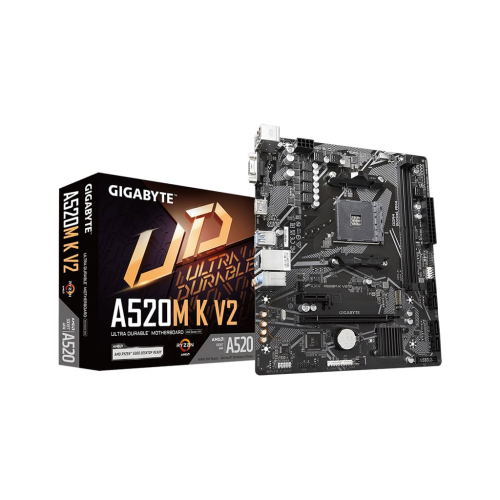 GIGABYTE A520M-K V2, 2xDDR4, 1x M.2, D-SUB, HDMI, AM4 Soket Anakart - Gigabyte
