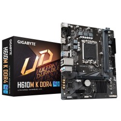 Gigabyte H610M-K-DDR4 Intel H610 Soket 1700 DDR4 3200MHz mATX Gaming (Oyuncu) Anakart - 1