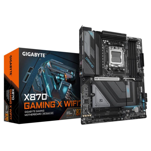 GIGABYTE X870 GAMING X WIFI7 G10, 4xDDR5, 3xM.2, DP, HDMI, Type-C, Wi-Fi 7E, Bluetooth 5.4, AM5 Soket GAMING Anakart - Gigabyte