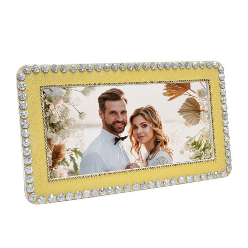 Gold Taşlı Fotoğraf Çerçeve - 14,5x29cm - OFİSOMİ-T