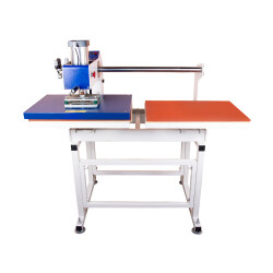 Goldpix Pnömatik Çift Tablalı Otomatik Düz Isı Transfer Baskı Makinesi - 40x60cm - 1