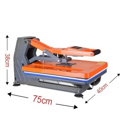 Goldpix Yarı Otomatik Isı Transfer Baskı Makinesi - 40x50cm - 8