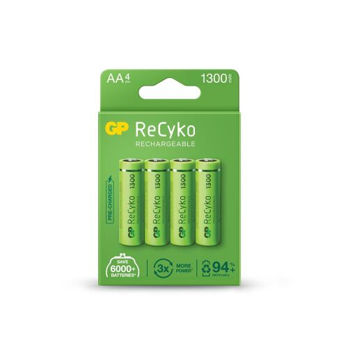 GP AA 1300 mAh Şarjlı Kalem Pil 4'lü Paket GP130AAHCEMTR-4LÜ - 1