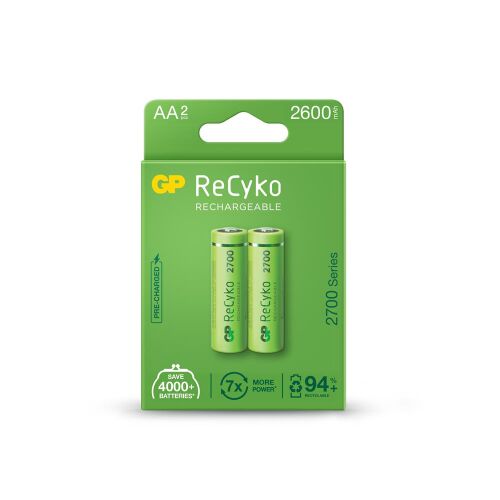 GP AA 2600 mAh Şarjlı Kalem Pil 2'li Paket GP270AAHCEMTR-2GB - 1