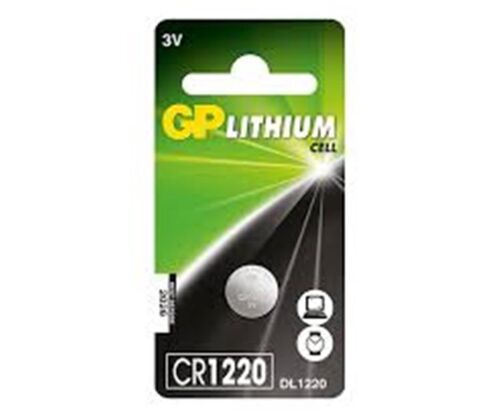 Gp CR1220-U1 3V Lityum Düğme Pil Tekli Paket - 1