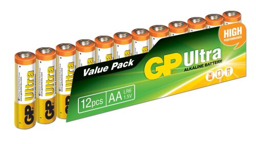 GP G-Tech LR6 AA Boy Ultra Alkalin Kalem Pil 12'li Paket GP15AU-VS12 - GP