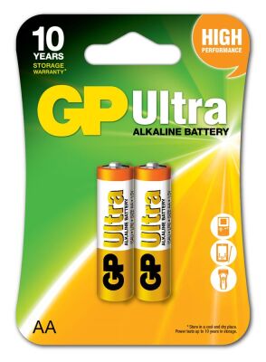 GP G-Tech LR6 AA Boy Ultra Alkalin Kalem Pil 2'li Paket GP15AU-U2 - 1