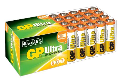 GP G-Tech LR6 AA Boy Ultra Alkalin Kalem Pil 40'lı Paket GP15AU-2B40 - GP