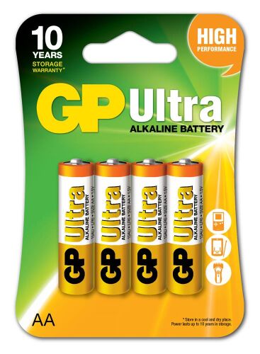 GP G-Tech LR6 AA Boy Ultra Alkalin Kalem Pil 4'lü Paket GP15AU-U4 - GP