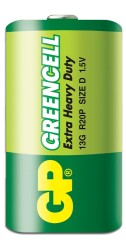 GP Greencel R20 Kalın D Boy Çinko Pil 20'li Paket GP13-2S2 - 2