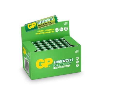 Gp Greencell R03 AAA Boy Çinko İnce Kalem Pil 40'lı Paket GP24G-2S2 - GP