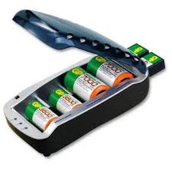 Gp PB19 Üniversal Şarj Cihazı 4 lü AA,AAA,C,D 2 li 9 Volt - 1