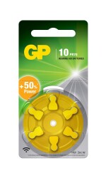 GP ZA10 1.4V Düğme Kulaklık Pili 6'lı Paket - 1