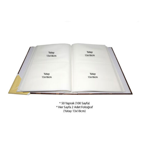 Gri 200 lük Fotoğraf Albümü 13x18 cm - OFİSOMİ (1)