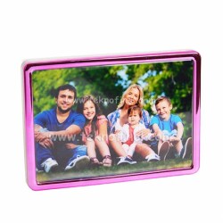 Gümüş & Pembe Renk Bördürlü Cep Albüm 13x18 - 4