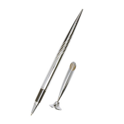 Gümüş Renkli Metal Sümen Tükenmez Kalem - OFİSOMİ-S