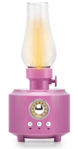 Hadron C210 Pembe Bluetooth Nostalji Gaz Lambası Speaker100-100-200MM - 1