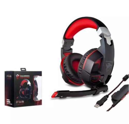 Hadron G59 Gaming Kulaklık Usb 7.1 Ps4 Led Siyah-Kırmızı - NODAR