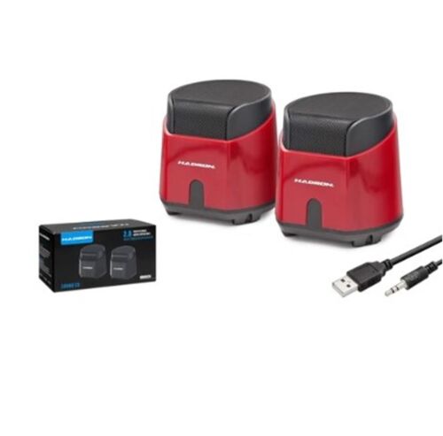 Hadron HD6024R Speaker Pc Kırmızı 8.5-9-9 cm - HADRON