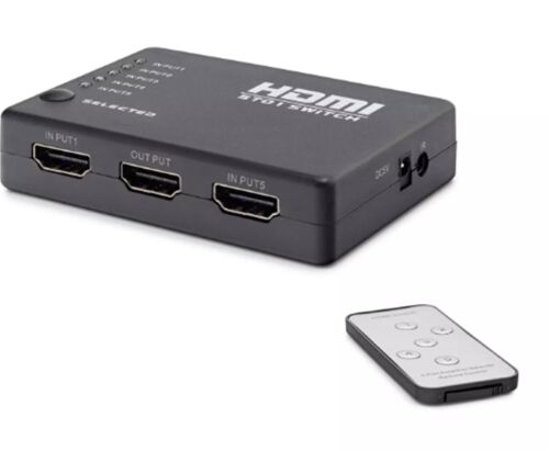 Hadron Hdx1272 5 Port Hdmi Switch 5Giriş 1Çıkış Kumandalı - HADRON