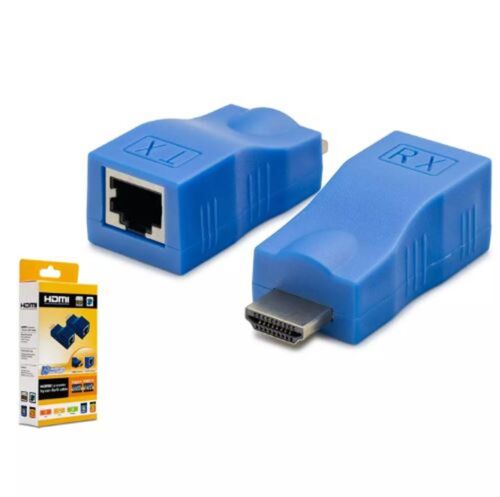 HADRON HDX1274 30M HDMI EXTENDER MAVİ - 1