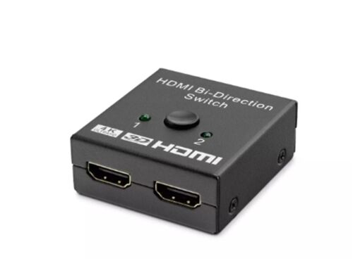 Hadron Hdx1296 2 Port Hdmi Switch 2Giriş 1Çıkış Bi-Direction 4K Ultra HD ve 3D HDMI 1.4 - 2.0 uyumlu - HADRON
