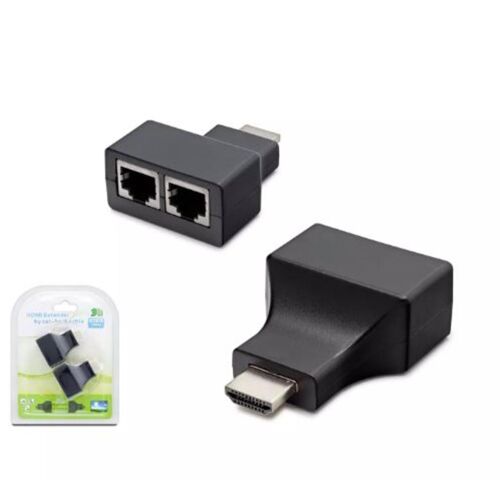 HADRON HDX1298 30M HDMI EXTENDER BY CAT5-6 SİYAH - HADRON