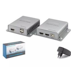 Hadron Hdx1355 Hdmi Kvm Extender 1080P 60M Silver - 1