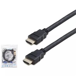 HADRON HDX2018 HDMI (M) TO HDMI (M) KABLO PVC 10M SİYAH - 1