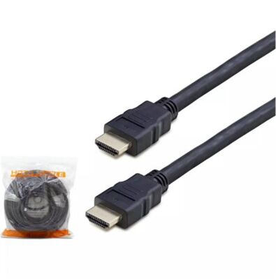 HADRON HDX2021 HDMI (M) TO HDMI (M) KABLO PVC 20M SİYAH - 1
