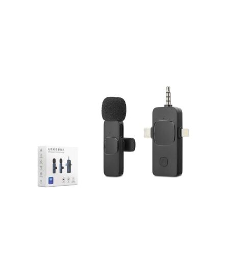 Hadron HDX2781 Kablosuz Yaka Mikrofon 3in1 (Tak ve Konuş 20 Metre Erişilebilir Resepsiyon) - HADRON