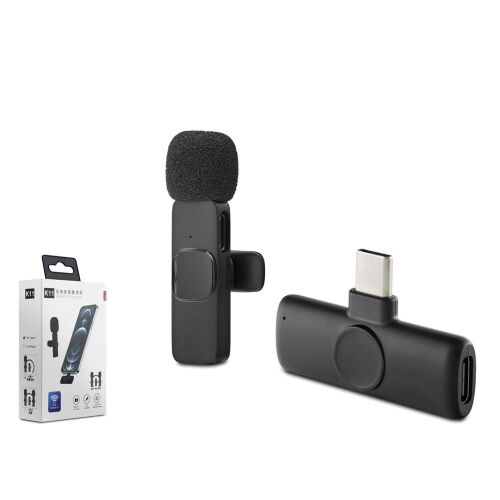 Hadron HDX2785 Type-C Kablosuz Yaka Mikrofonu (Tak ve Konuş 20 Metre Erişilebilir Resepsiyon) - HADRON