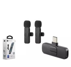 Hadron Hdx2788 Kablosuz 2-Mikrofon Type-C Siyah - 1