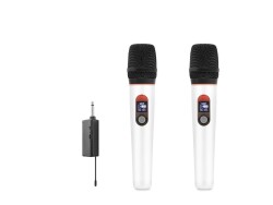 Hadron HDX2791B Beyaz Kablosuz (WIRELESS) 2Lİ Mikrofon - 1