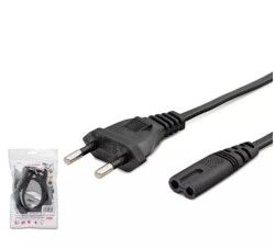 HADRON HDX5566 TEYP POWER KABLO 1.5MT 42PIN 1MM UZUN SOKET AMBALAJLI SİYAH - 1