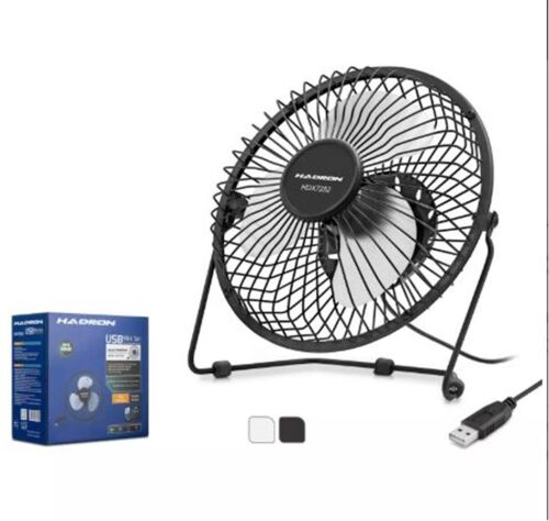 HADRON HDX7252 SİYAH VANTİLATÖR USB METAL18CM - HADRON