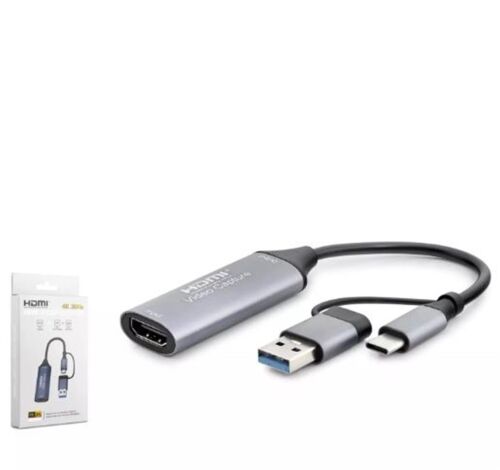 HADRON HDX7844 HDMI VIDEO CAPTURE TYPE-C+USB TO 4K 30HZ - 1