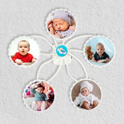 Hareketli Değirmen Yuvarlak Hediye Fotoğraf Çerçevesi - Demonte - OFİSOMİ-T (1)