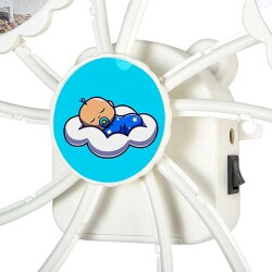 Hareketli Değirmen Yuvarlak Hediye Fotoğraf Çerçevesi - Demonte - 4