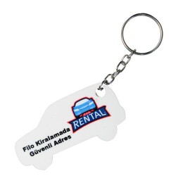 HDF Çift Taraflı Anahtarlık - Araba - 3