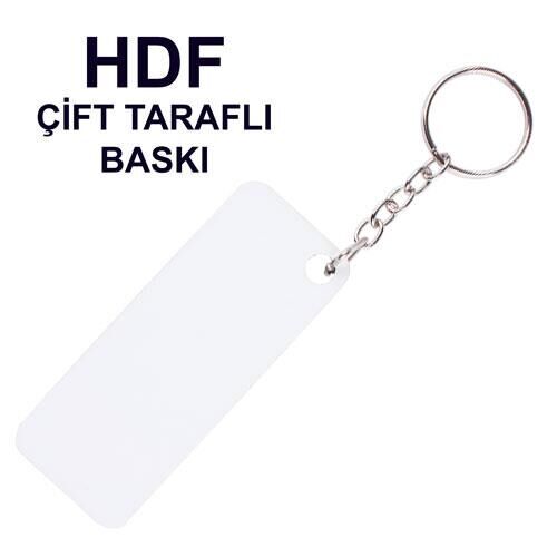 HDF Çift Taraflı Anahtarlık - Dikdörtgen - OFİSOMİ-S