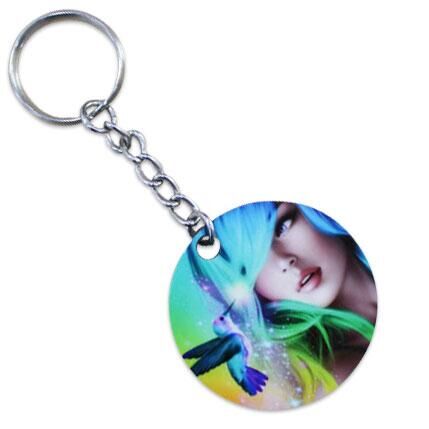 HDF Çift Taraflı Anahtarlık - Yuvarlak - 3