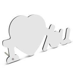 HDF I Love You Çerçeve 15x30 cm - 2