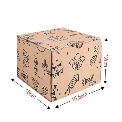 Hediye Kutusu - 15,5x15x12cm - OFİSOMİ-T