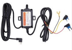 Hikvision AE-DF7351(MINI-K2)Güç Kablosu Araç İçi Kamerası Giriş Hattı 1,3 m, çıkış hattı 2,1 m kablo - 1