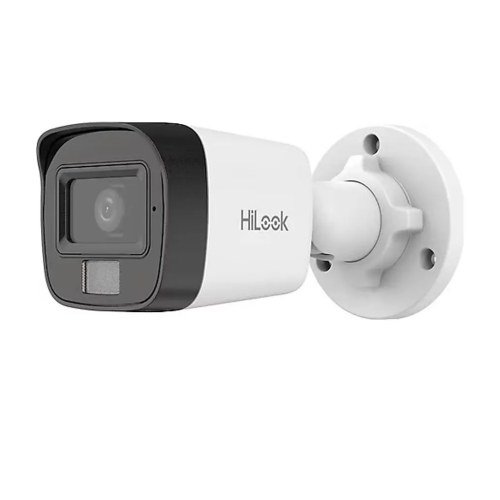 HILOOK IPC-B140HA-LUFC, 4Mpix, 2,8mm Lens, H265+, Dual Light, 20Mt Gece Görüşü, Dahili Mikrofon, IP67, PoE, Bullet, IP Kamera - Hilook