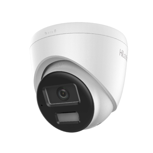 HILOOK IPC-T240HA-LUFC, 4Mpix, 2,8mm Lens, H265+, Dual Light, 30Mt Gece Görüşü, Dahili Mikrofon, IP67, PoE, Dome, IP Kamera - Hilook