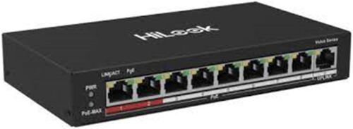Hilook NS-0109P-60(B) 8 Port 10-100 8 Port PoE 60W +1 Port Megabit Uplink Poe Switch - HİLOOK